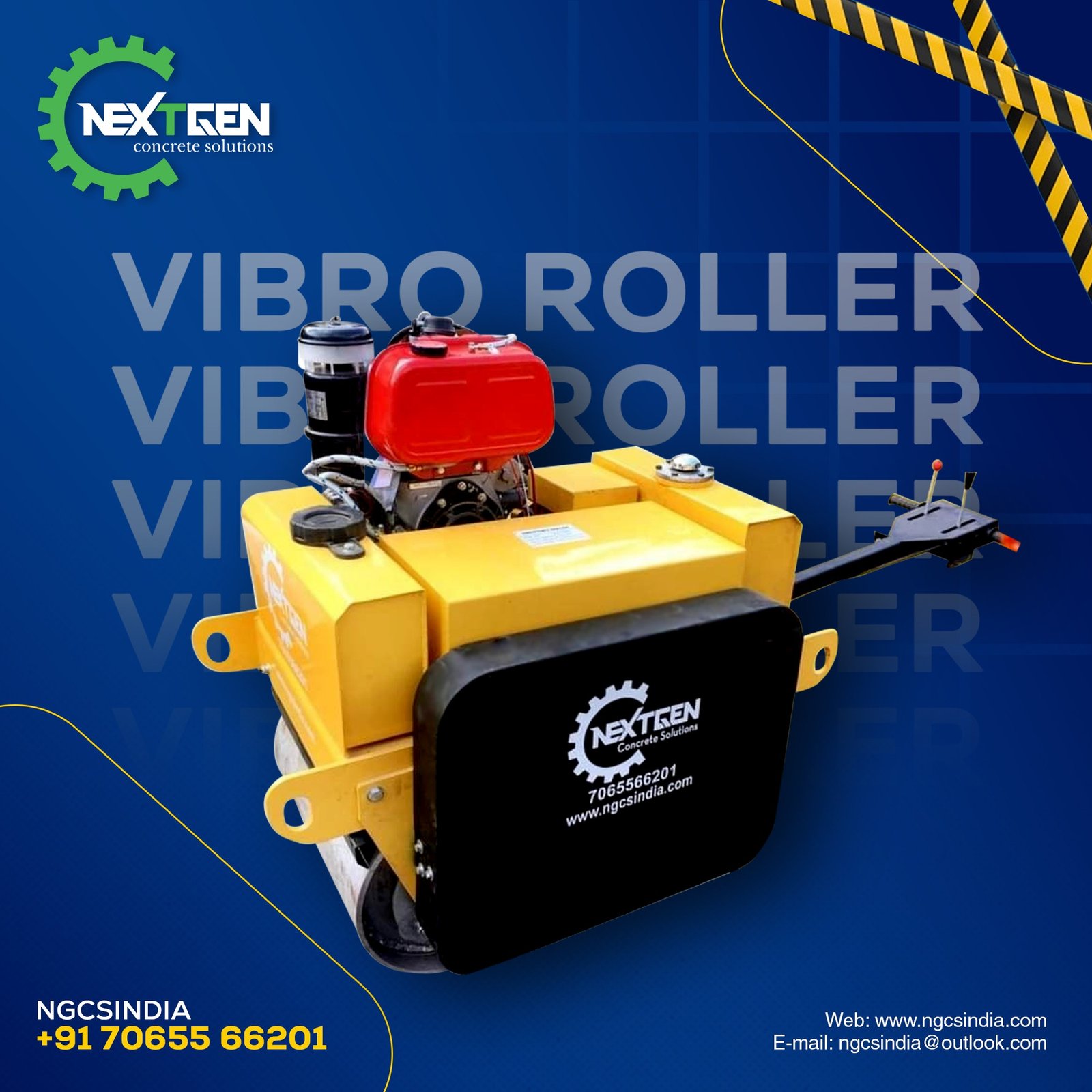 Next Compact Power. Maximum Impact.
The NextGen Vibro Roller is your ultimate partner for smooth, solid compaction – wherever the job takes you!

✅ Rugged Performance
✅ Smooth Finish on Every Pass
✅ Ideal for Roadwork, Foundations & More

Call Now: +91 70655 66201 | Web: www.ngcsindia.com
#NextGenRoller #VibratoryRoller #RoadCompaction #HeavyMachinery #NGCSIndia #BuildStrong